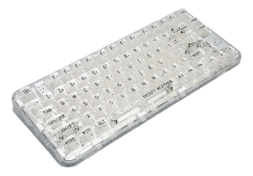 Teclado De Ordenador Mecánico 80 Teclas, Carcasa Transparent