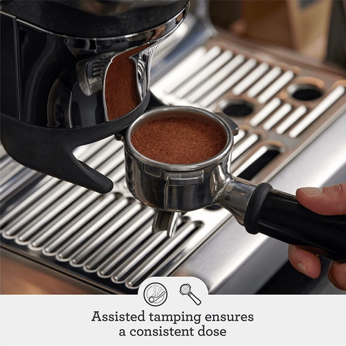 Breville Cafetera Express Barista Express - Acero Inoxidable Color Plateado