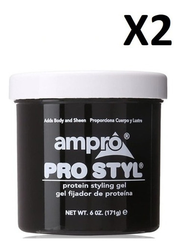 Gel Fijador De Cabello Ampro Pro Styl 6oz. 