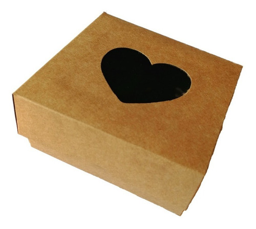 Imagen 1 de 5 de Cajas Craft Con Ventana Para Souvenirs O Packaging