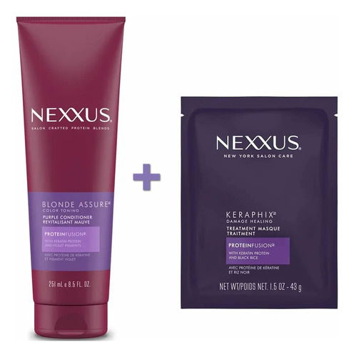 Promo Nexxus Acondicionador  Cabello Rubio + Trat Gratis