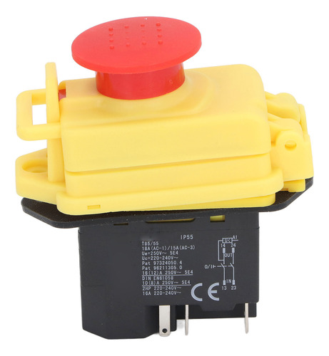 Interruptor Electromagnético 4p 250v 18a Ip55 Impermeable In
