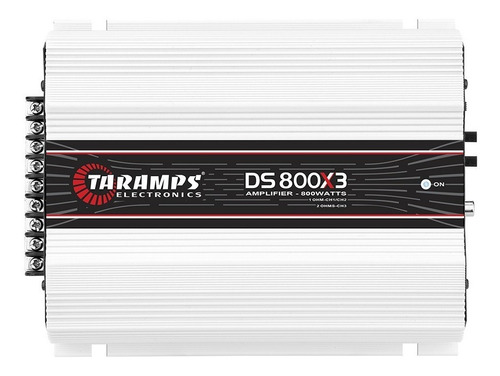 Módulo Amplificador Ds800 X3 Digital 800w Rms Taramps 2ohms