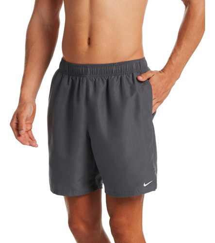 Traje De Baño Nike 7  Volleyball Short Hombre Gris