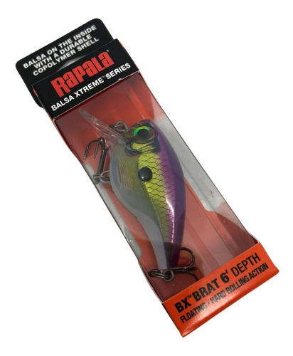 Señuelo Rapala Bxb-6 5,2cm Crank Balsa Bait Spinning Pesca