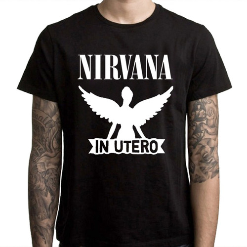 Camiseta Masculina Nirvana In Utero - 100% Algodão