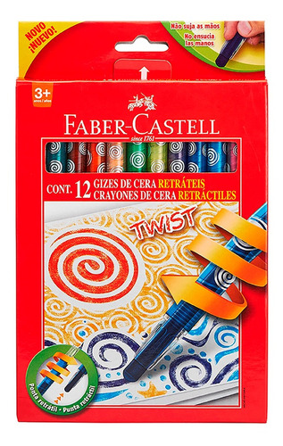 Crayones De Cera Faber-castell X12 Colores