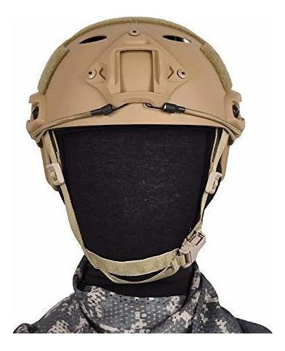 Casco Tongcamo Fast Pj Paintball Airsoft Para Entrenamiento,