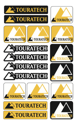 Touratech Set De Calcomanias Planilla P/ Personalizar 01tu