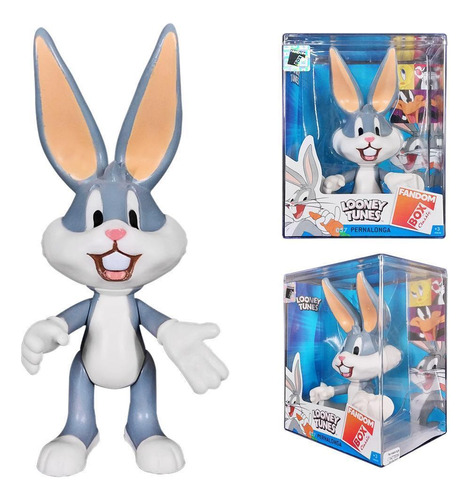 Boneco Pernalonga Looney Tunes Fandombox Brinquedo Coleção