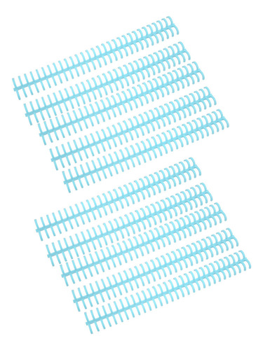 S Cinta De Encuadernación Azul Con Hojas Sueltas, 10