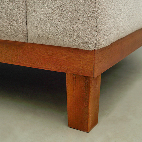 Sofá, Sillón Malibú 3 Cuerpos Tela Boucle Versailles Beige