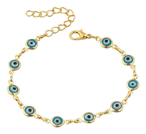 Loenme Jewelry Aqua Blue - Amuleto De Protección De Buena Su