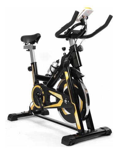 Imagem 3 de 7 de Bicicleta ergométrica WCT Fitness 10100018 para spinning preta