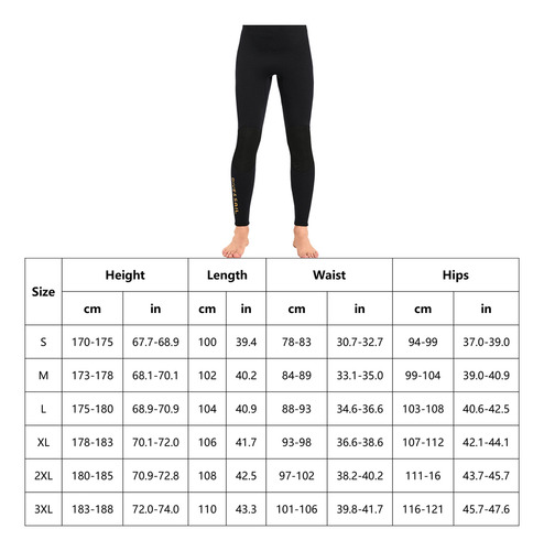 Pantalones De Neopreno Con Protección Solar, Neopreno De 3 M