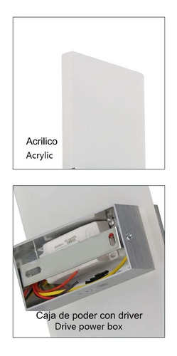 Lampara Aplique Pared Led Moderno X 4 Unidades