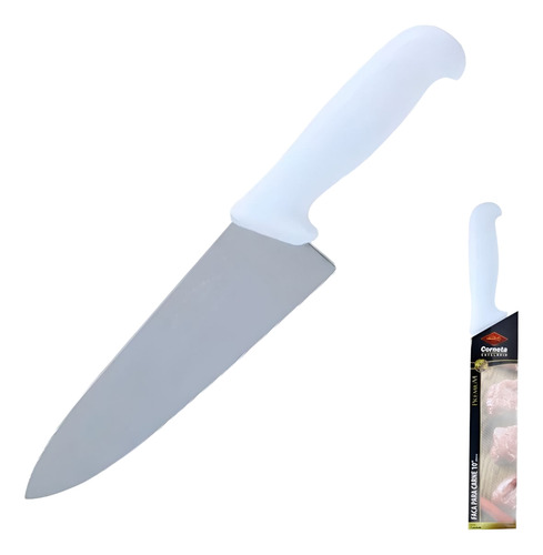 Faca Carne Refile De Mesa Profissional 10 Premium Corneta