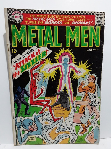 Revista Dc Metal Men Nro 22 Ingles Usado Buen Estado