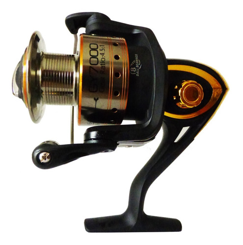 Reel Red Fish Gy7000, 8 Rul Carretel Metalico Para Rio Y Mar