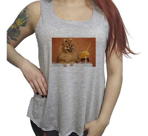 Musculosa Dama Perros 6 Cachorros Hermanos Juntos