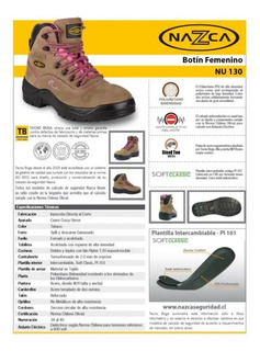 Zapatos De Seguridad Nazca | MercadoLibre 📦