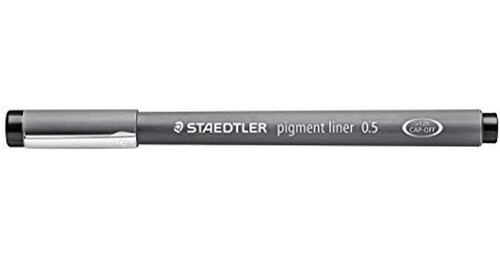 Staedtler Pigment Liner 05mm Tinta Negra 30805