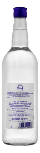 Vodka Tridestilada Vikoroff Garrafa 1l