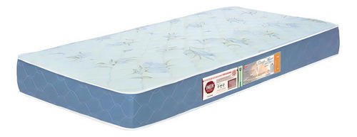 Colchão Solteiro Sleep Max Espuma D45 88x188x25cm Bco/azul