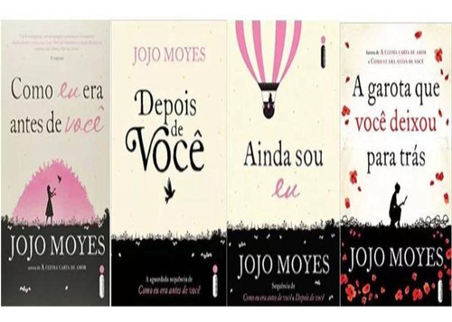 Kit 4 Livros Jojo Moyes Como Eu Era Depois Voce Ainda Sou Eu, De Jojo Moyes. Editorial Intrínseca, Edición 1 En Português
