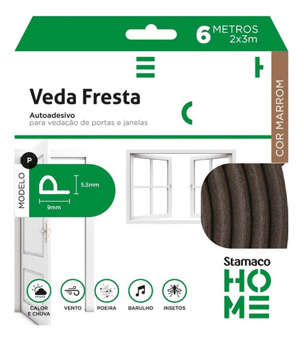 Veda Fresta Marrom Modelo P Stamaco 6 Metros 5186