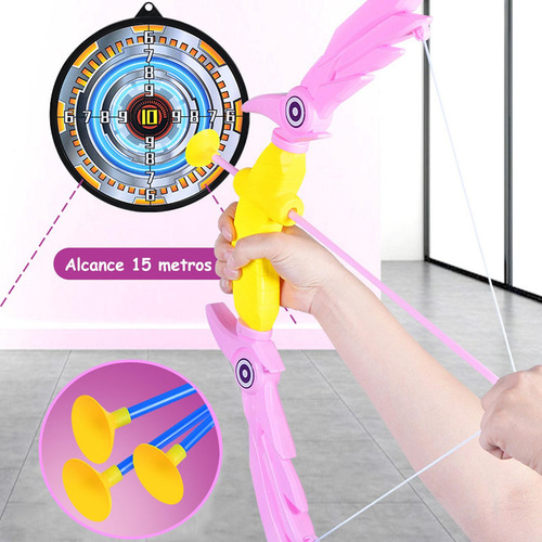 Set De Arco Y Flecha For Niños Con 10 Flechas Con Ventosa,