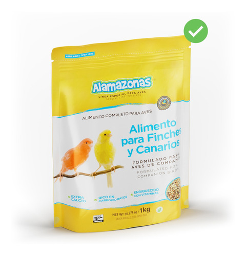 Alimento Mantenimiento Canarios 1kg Alamazonas