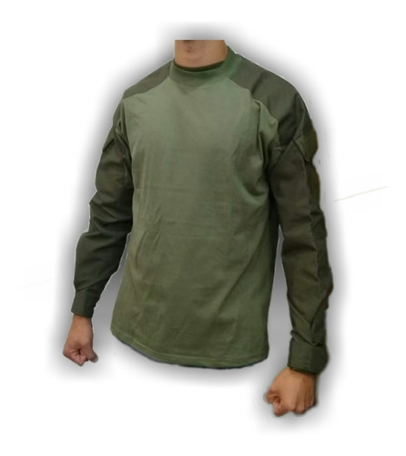 Remera Verde Bajo Chaleco