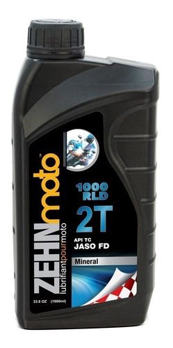 Aceite Zehn Moto Mineral Aceite 2 T Jaso Fc Tw3 1000 - 6 Ltr