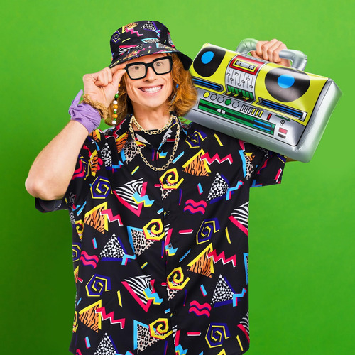 Hicarer Juego De 6 Accesorios Para Trajes De Los Años 80 Y 9