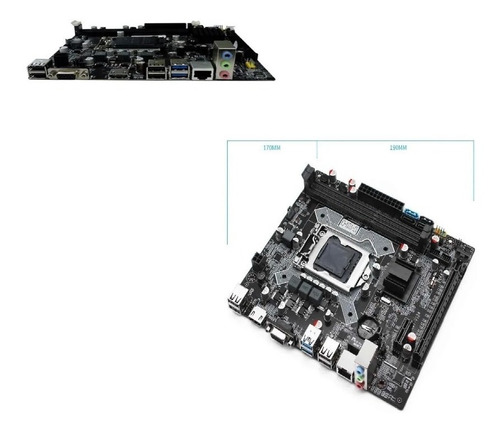 Imagem 8 de 8 de Kit Intel Core I5 3470 3.2ghz + Placa H61 + 8gb + Ssd 240 Gb
