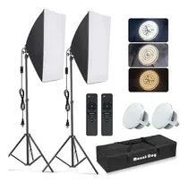 Comprar Kit De Iluminación Softbox Continua Para Fotografía Con Led