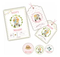 Comprar Kit Imprimible Animalito Selva Jungla Safari Bautismo Candy 