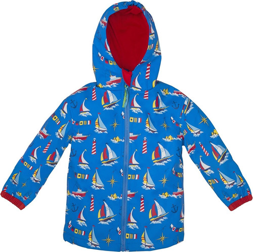 Campera Impermeable Infantil Lluvia Stephen Joseph Barco