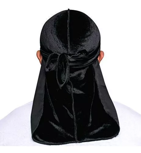 durag preta veludo alta qualidade