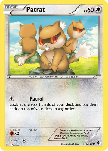 Cartas Pokemon Patrat 118/149 B&w Boundaries Crossed 