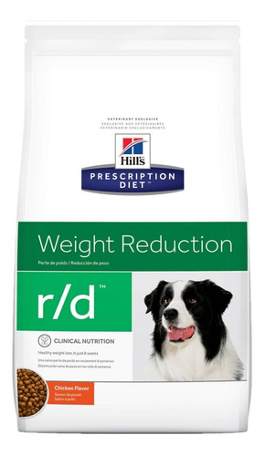 Imagen 1 de 2 de Alimento Hills R/d Reducción De Peso Perros 3.9kg