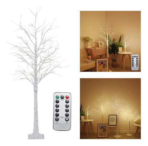 Árbol De Huevo De Pascua 60cm 55 Led Con Control Remoto