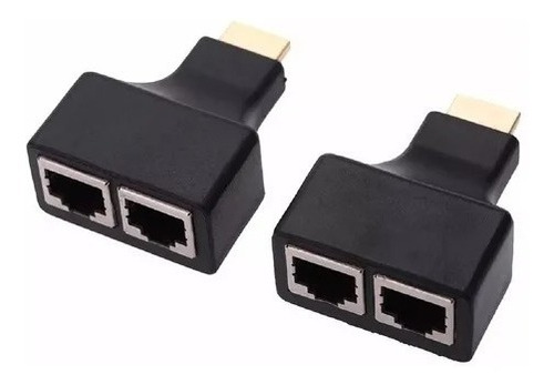 Adaptador De Señal Hdmi Por Cable Utp Hasta 30 Mts Cat 5 6