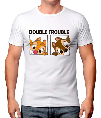 Playera Chip & Dale Double Troble