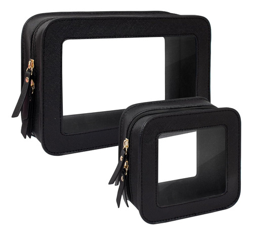 Bolsa De Maquillaje Transparente Para Mujer Portátil