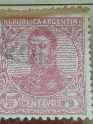 Estampilla Argentina    San Martín      13302 (a3)