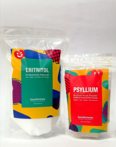 Pack Keto ( Eritritol, Psyllium) 