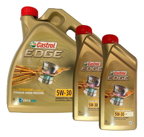 Aceite Para Motor Castrol Full Sintético 5w-30 Edge 6 Lts