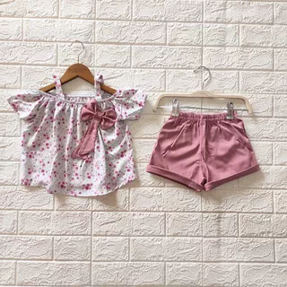 Conjunto De Niña Blusa Y Short Mayoreo